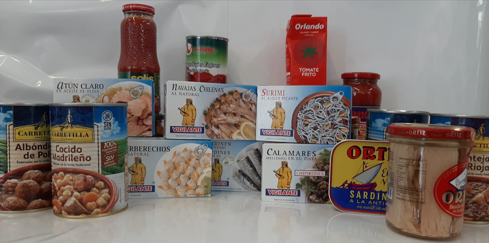 Conservas de pescado y otros