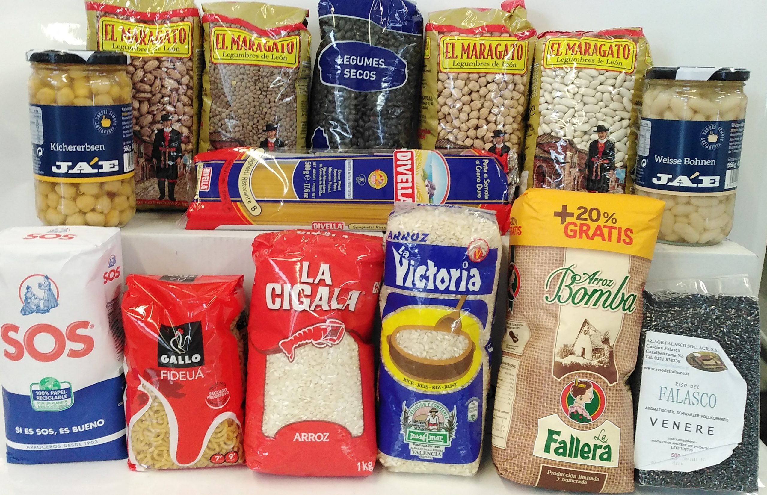 Legumbres / Arroces / Pastas